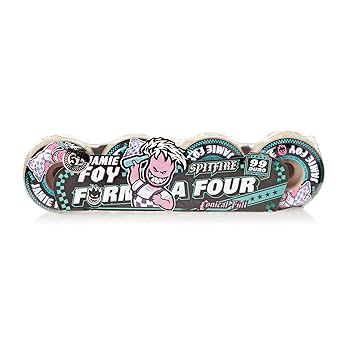 スケートボード Spitfire Jamie Foy F4 Conical Full 52mm Spitfire F4 Conical Foy Wheels Set Purple White 52Mm/99D